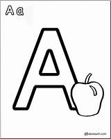 Letter Alphabet Coloring Pages Preschool Letters Outline Printable Kids Activities Abcteach Worksheets sketch template