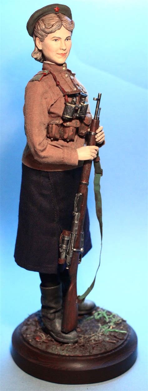 Roza Shanina Female Soviet Sniper 1944 Sixth Army Group