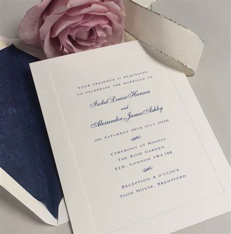 royal wedding invitations wedding stationery uk