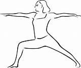 Yoga Poses Line Clipart Colouring Clipartbest Stylized Coloring Book sketch template