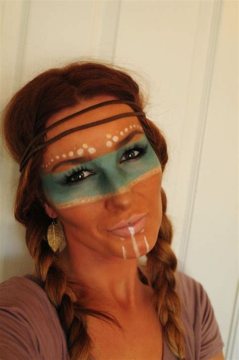 kl artistry halloween native american tribal makeup anniversaire