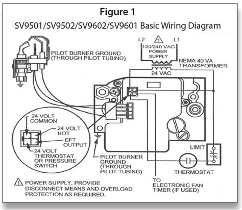 honeywell gas valve wiring