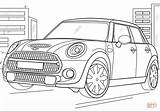Cooper Mini Coloring Pages Printable Cars Colouring Print Drawing Kids Adults Minnie sketch template