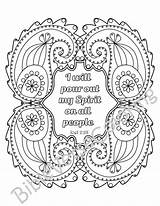 Coloring Pages Bible Verse Adult 8x10 Quotes Printable Colouring Sold Etsy Instant Inspiration Diy Scripture sketch template