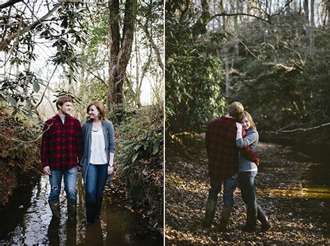 photo fridays a romantic fall forest engagement