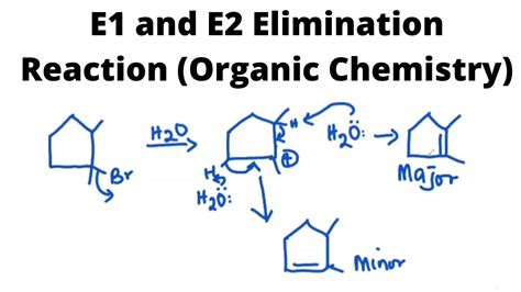 E1 And E2 Elimination Reaction Organic Chemistry Youtube