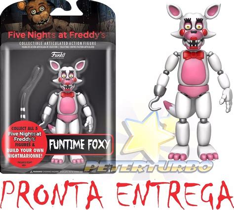 Boneco Five Nights At Freddy S Funtime Foxy 100 Mangle 16cm R 135
