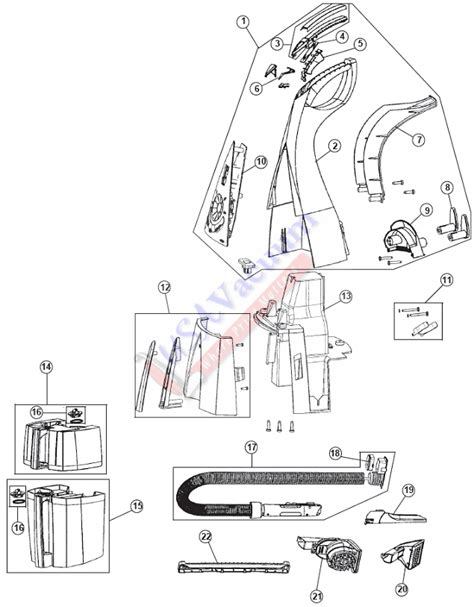 hoover  platinum collection carpet cleaner parts usa vacuum