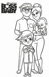 Boss Baby Coloring Pages Film Sheets Printable sketch template