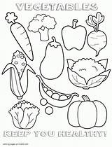Coloring Food Healthy Pages Printable Foods Vegetables Unhealthy Drawing Kids Sheets Colouring Vegetable Preschool Print Sheet Cute Fruit Albanysinsanity Without sketch template