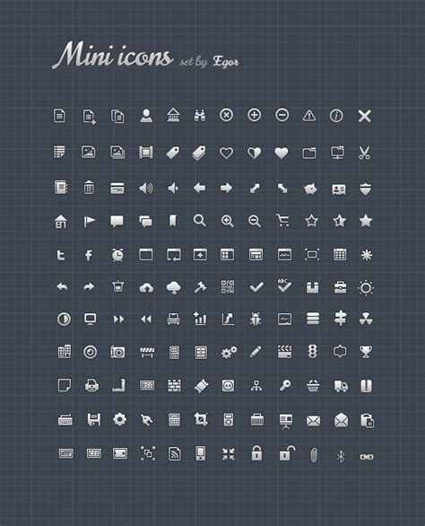 mini icons fribly