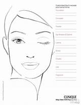 Face Charts Makeup Maquillaje Chart Printable Viso Per Trucco Da Make Di Ojos Schemi Il Cliomakeup Del Libros Volto Template sketch template