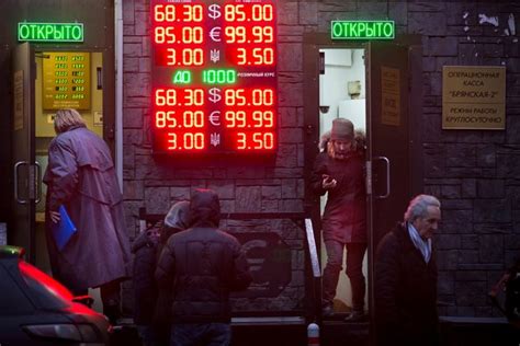 as the ruble swoons russians desperately shop the new york times