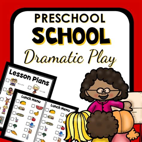 school theme dramatic play preschool teacher