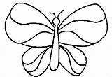 Butterfly Coloring Simple Pages Kids Outline Flower Butterflies Colouring Easy Printable Wing Clipart Clip Cliparts Wings Drawings Cartoon Printables Color sketch template