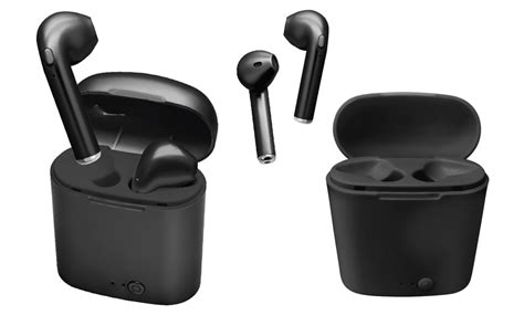 boom tws true wireless bluetooth earphones  charging case groupon