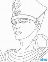 Ramses Pharaoh Egyptian Pharao Ausmalbild Moses Ausmalen Hellokids Pharoah Egypte Kleurplaten sketch template