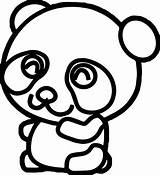 Panda Anime Coloring Pages Bear Drawing Getdrawings sketch template