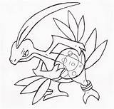 Grovyle sketch template