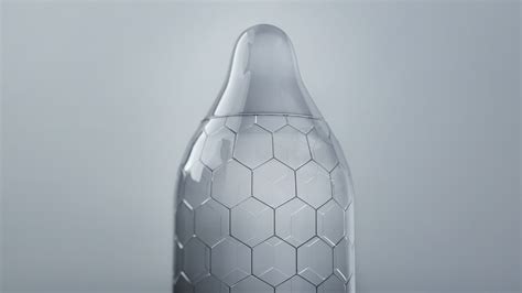hex condom features a tear resistant honeycomb surface