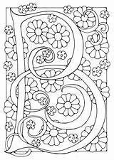 Letter Coloring Pages Printable sketch template