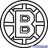 Bruins Boston Coloring Logo Nhl Pages Hockey Logos Drawing Pumpkin Template Stencil Printable Carving Team Draw Stencils Color Teams Print sketch template