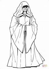 Coloring Pages Sidious Darth Wars Star Drawing sketch template