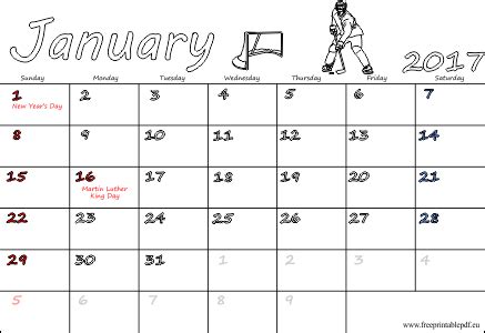 uk january  calendars printable  printable