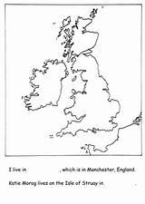 Map British Isles Simple Katie Morag Resources Teaching Tes Resource Preview sketch template