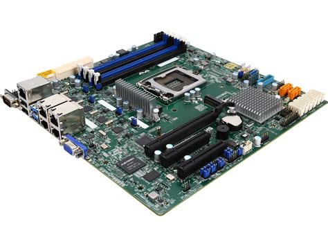 supermicro mbd xssh lnf  micro atx server motherboard neweggcom