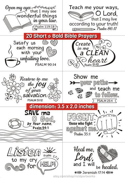 prayer cards printable