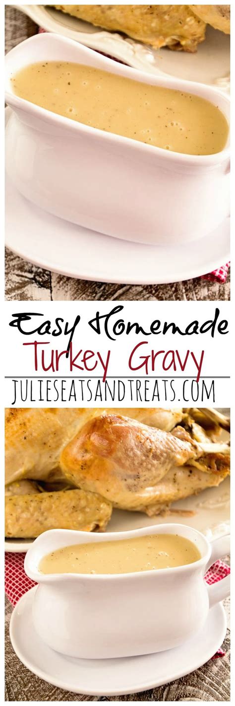 easy homemade gravy recipe ~ delicious homemade turkey