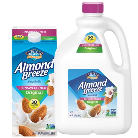 almond milk unsweetened  gallon