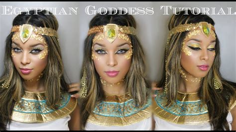 Halloween Makeup Tutorial Egyptian Goddess Youtube