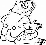Frog Frogs Anfibi Rane Disegnare Disegno Stampare Coloratutto Alia Bermain Kelompok Supercoloring sketch template