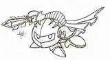 Smash Bros Super Meta Knight Coloring Pages Drawings Kirby Ausmalbilder Para Sketch Drawl Inspirierend Comments Allen Matthews Paintingvalley Library Clipart sketch template