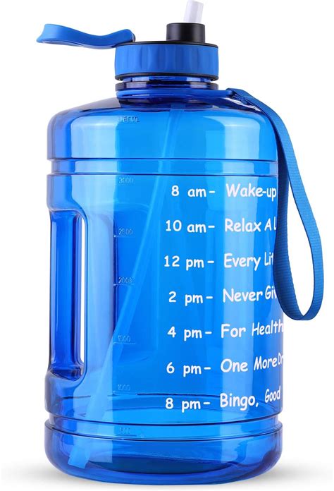128oz 1 Gallon Large Water Bottle Hadisala Wide Mouth Big Water Jug
