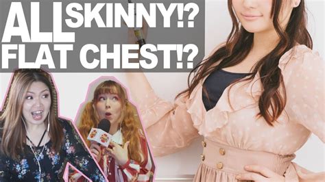 are japanese girls flat chested and skinny true or false