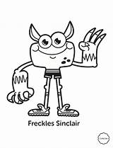 Coloring Sheets Gonoodle Champ Freckles Sinclair Classroom Print Win Bring sketch template