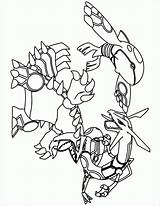 Legendary Rayquaza Coloring Part sketch template