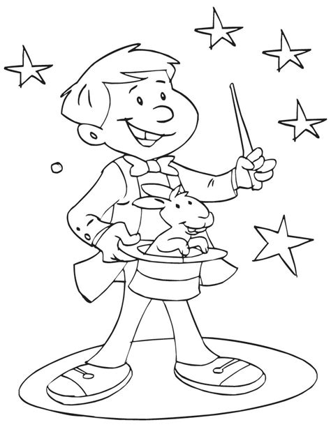 magic coloring coloring pages