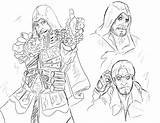 Ezio Coloring Creed sketch template