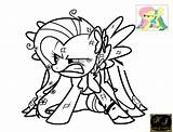 Fluttershy Coloring Pages Kj Crazy Dress sketch template