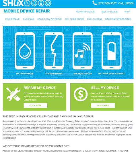 shux cell phone repair company opens  location  kissimmee florida