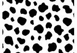 Cow Pattern Vector Graphics sketch template