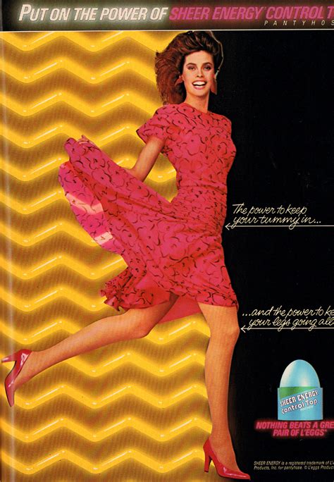 Hosiery To The Max Totally 80s Legwear Advertising