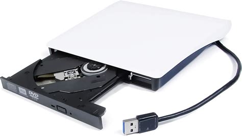 amazoncom white usb  portable external dvd cd rom optical drive