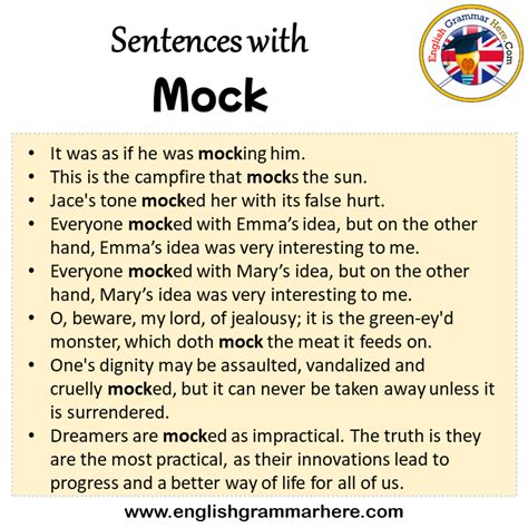 sentences  mock mock   sentence  english sentences  mock