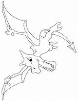 Pokemon Coloring Pages Coloring4free Aerodactyl Legendary Related Posts sketch template