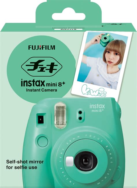 Fujifilm Instax Mini 8 Mint Instant Film Camera Self Shot Mirror